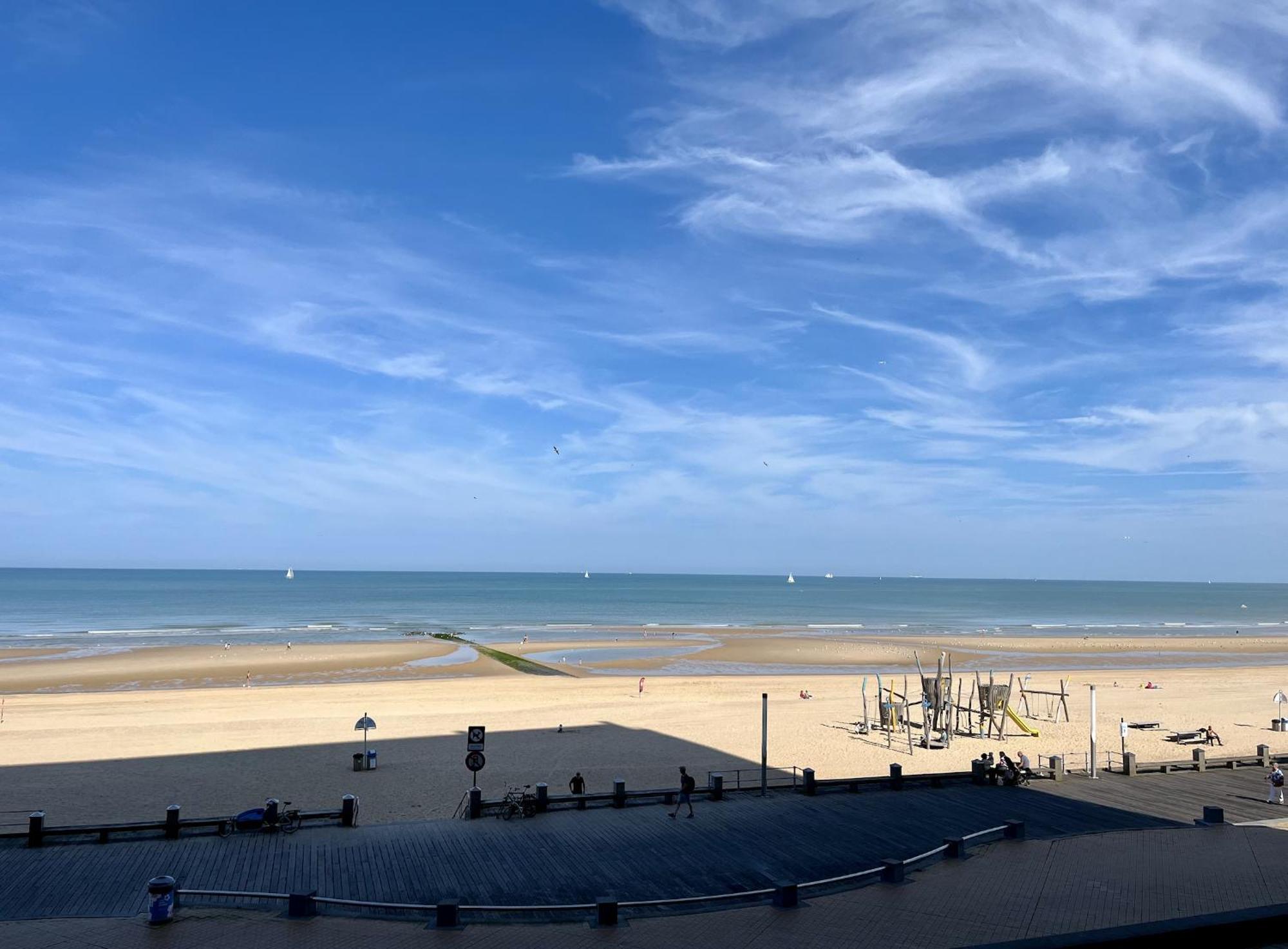 Panoramic Seaview Apartment With Free Private Garage Oostende Ngoại thất bức ảnh